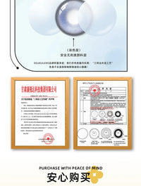 DGUGULENS Ice Sugar Gold 6-Month Cosplay Contact Lenses