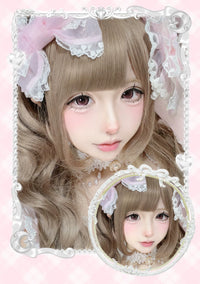 LENSPOP × Liya Moonlight Tea Cup 14.5mm 6-Month Classic Pink Cosplay Contact Lenses