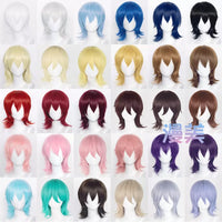 Manmei 37cm Outward Flipped Wolf Cut Universal Cosplay Wig