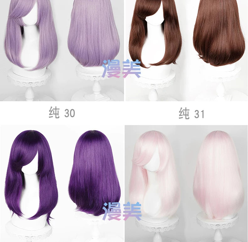 Manmei 50cm Volumized Crimped Wavy Universal Cosplay Wig
