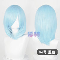 Manmei 40cm Medium Length Universal Cosplay Wig with Inward Curved Ends