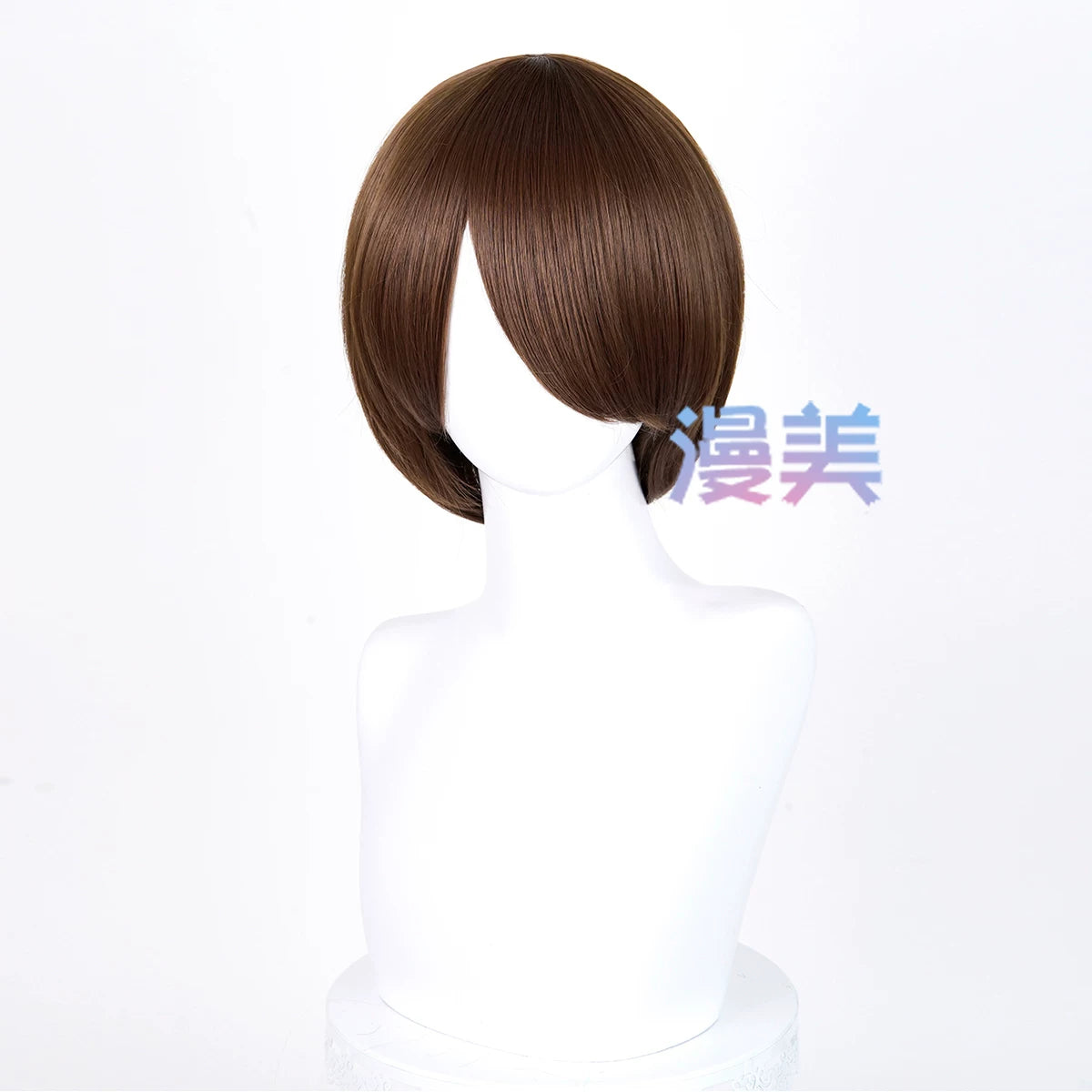 Manmei 30cm Face Framing Short Universal Cosplay Wig with Scalp Top