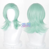 Manmei 45cm Wolf Tail Outward Flipped Universal Cosplay Wig with Flexible Parting