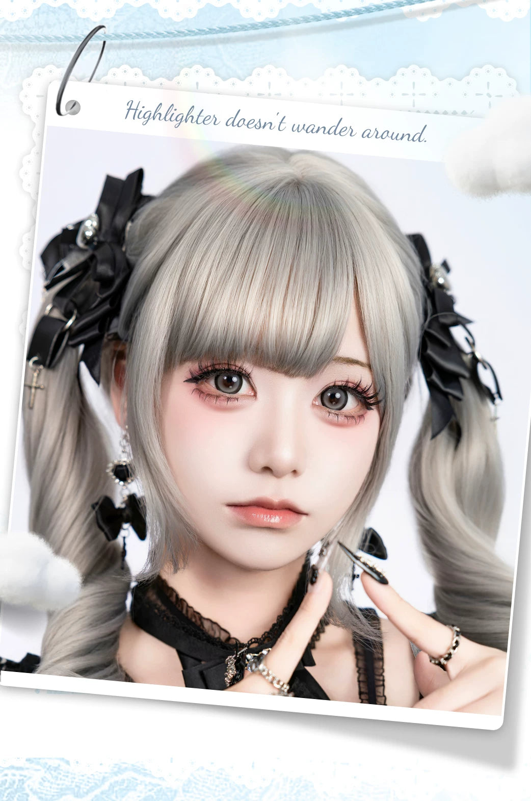 LENSPOP × Liya Cloud Gap Glow 1-Day Large Diameter Cosplay Contact Lenses – Fixed Axis High Highlight