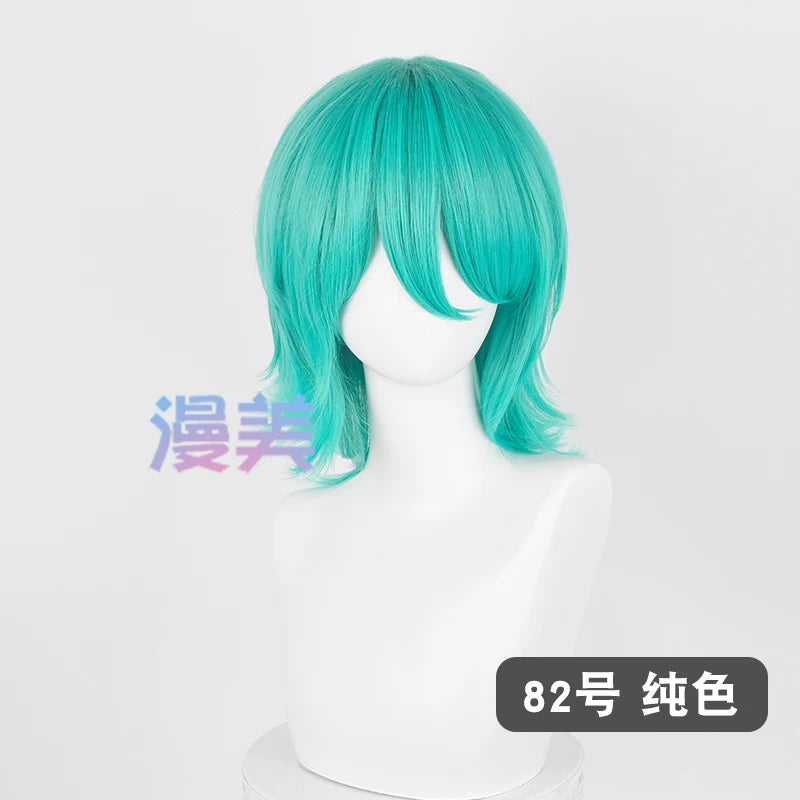 Manmei 37cm Outward Flipped Wolf Cut Universal Cosplay Wig