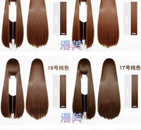 Manmei 600g Upgraded Thickened 100cm Long Straight Universal Cosplay Wig – 168 Colors
