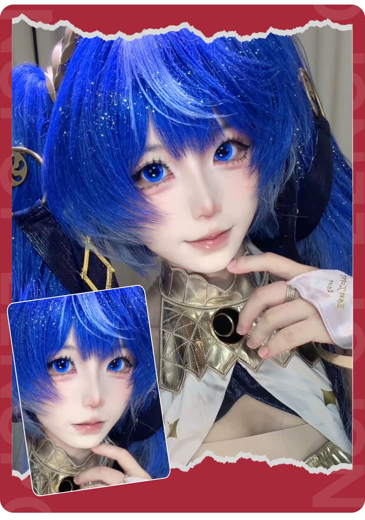 LENSPOP Firefly 6-Month Cosplay Contact Lenses – Forest Blue Green Purple Sandwich Series