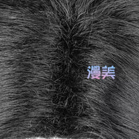 Manmei 30/40cm Side Part Teased Outward Flipped Universal Cosplay Wig