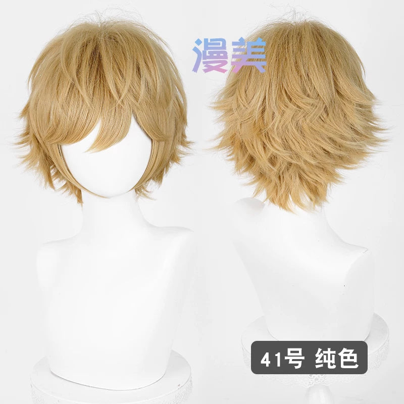 Manmei Upgraded 32cm Outward Flipped Universal Cosplay Wig Colors 1 – 72