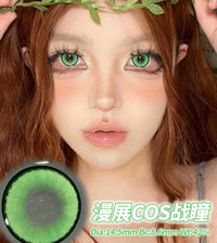 Propcon 1-Day Anime Cosplay Contact Lenses – Orange, Blue, Green & Pink