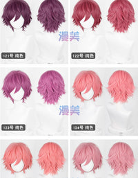 Manmei Upgraded 32cm Outward-Flipped Universal Cosplay Wig Colors 73 – 168