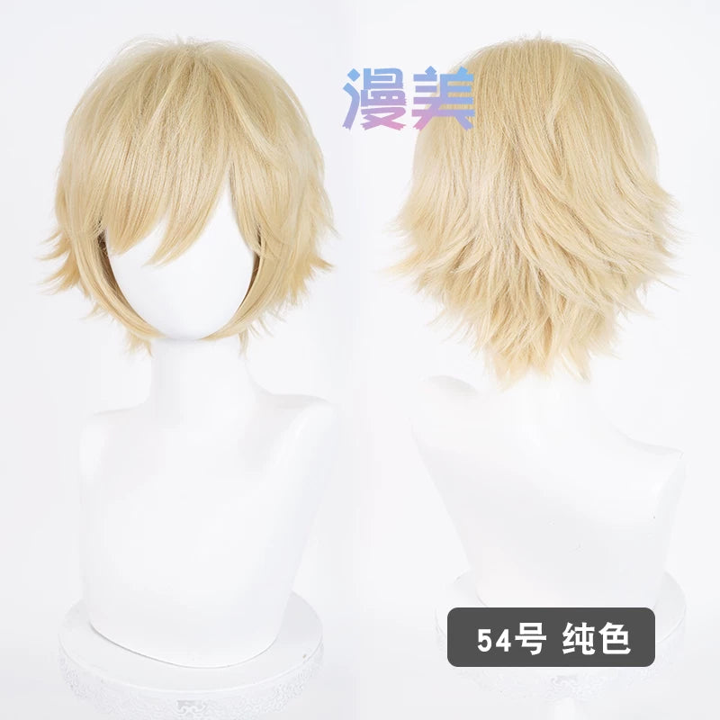 Manmei Upgraded 32cm Outward Flipped Universal Cosplay Wig Colors 1 – 72