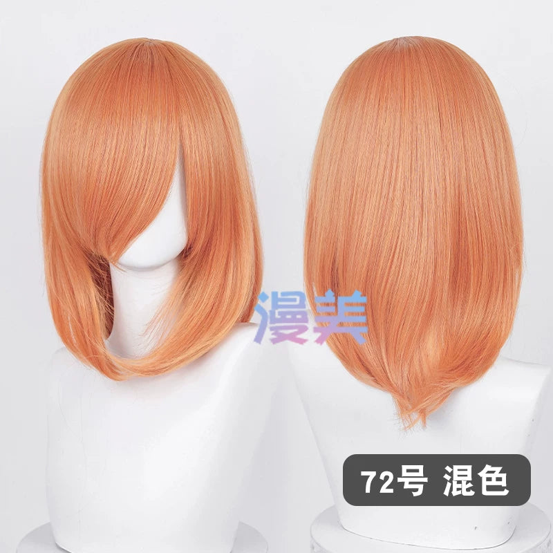Manmei 40cm Medium Length Universal Cosplay Wig with Inward Curved Ends