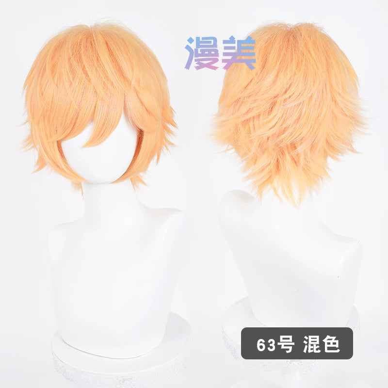 Manmei Upgraded 32cm Outward Flipped Universal Cosplay Wig Colors 1 – 72