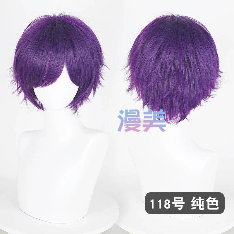 Manmei 30cm Teased Outward Flipped Short Universal Cosplay Wig