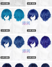 Manmei Upgraded 32cm Outward-Flipped Universal Cosplay Wig Colors 73 – 168