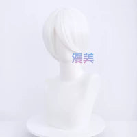 Manmei 30cm Face Framing Short Universal Cosplay Wig with Scalp Top