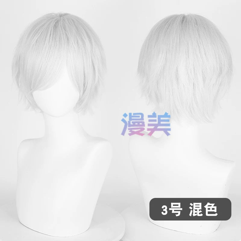 Manmei 30cm Teased Outward Flipped Short Universal Cosplay Wig