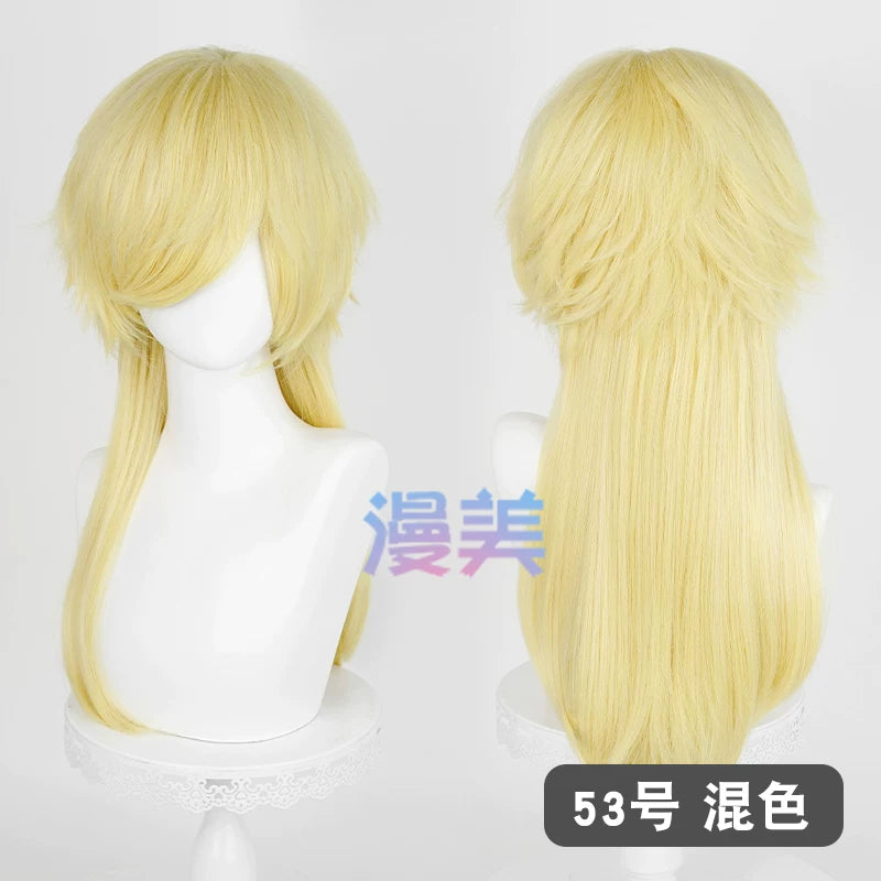 Manmei Medium Long Outward Flipped Wolf Tail Universal Cosplay Wig