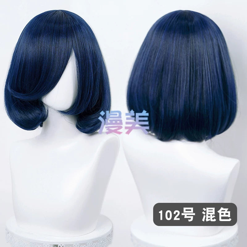 Manmei Bobo Bob Cut Inward Curled Short Universal Cosplay Wig