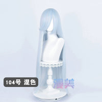 Manmei 100cm Long Straight Cosplay Wig for Anime, Costume & Character Styling