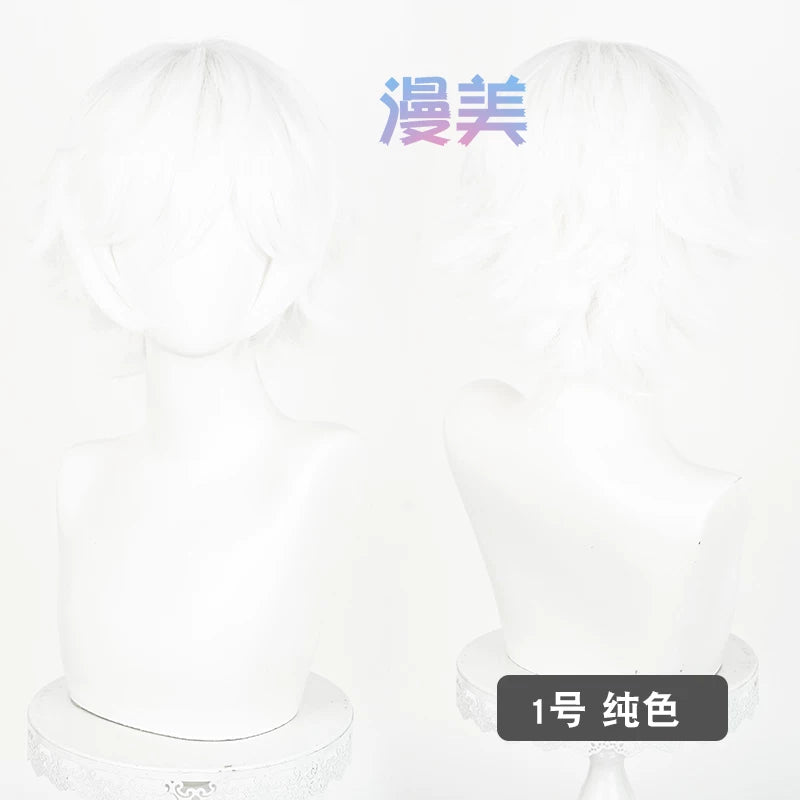 Manmei Upgraded 32cm Outward Flipped Universal Cosplay Wig Colors 1 – 72