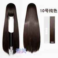 Manmei 600g Upgraded Thickened 100cm Long Straight Universal Cosplay Wig – 168 Colors