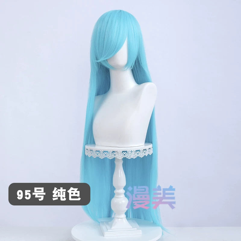 Manmei 100cm Long Straight Cosplay Wig for Anime, Costume & Character Styling