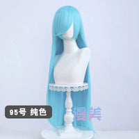 Manmei 100cm Long Straight Cosplay Wig for Anime, Costume & Character Styling