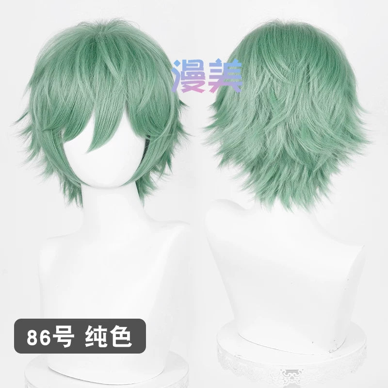 Manmei Upgraded 32cm Outward-Flipped Universal Cosplay Wig Colors 73 – 168