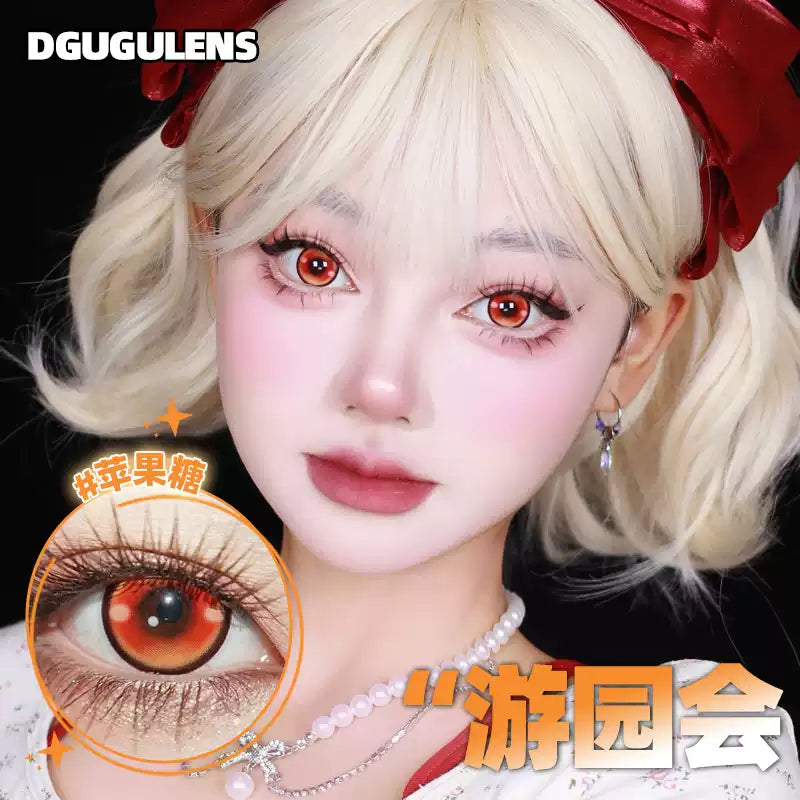 DGUGULENS Orange 1-Day Anime Cosplay Contact Lenses – Hinata Shoyo Collection