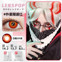 LENSPOP Red Collection 1-Day Anime Cosplay Contact Lenses