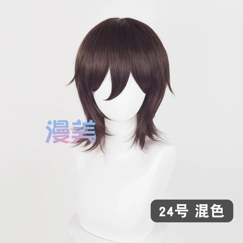 Manmei 37cm Outward Flipped Wolf Cut Universal Cosplay Wig