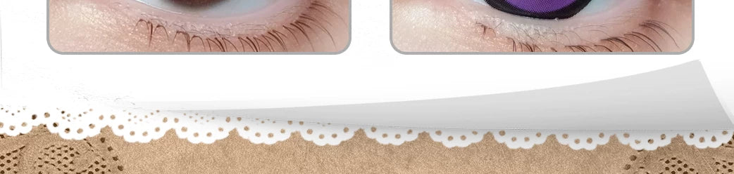 LENSPOP × Liya Fable Ribbon 1-Day Large Diameter Cosplay Contact Lenses – Blue, Purple, Pink, Brown & Red