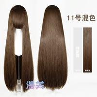 Manmei 600g Upgraded Thickened 100cm Long Straight Universal Cosplay Wig – 168 Colors