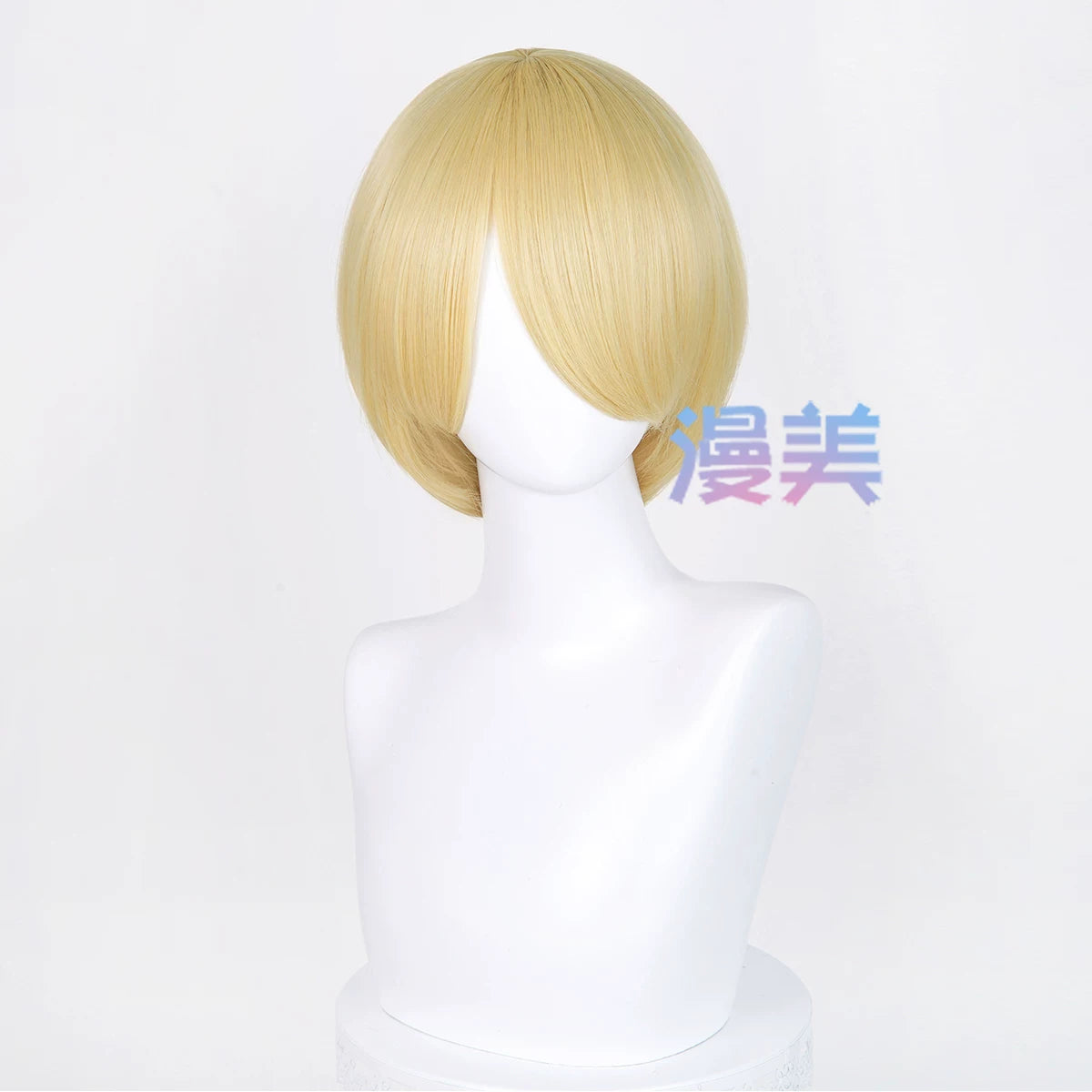 Manmei 30cm Face Framing Short Universal Cosplay Wig with Scalp Top
