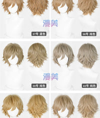 Manmei Upgraded 32cm Outward Flipped Universal Cosplay Wig Colors 1 – 72