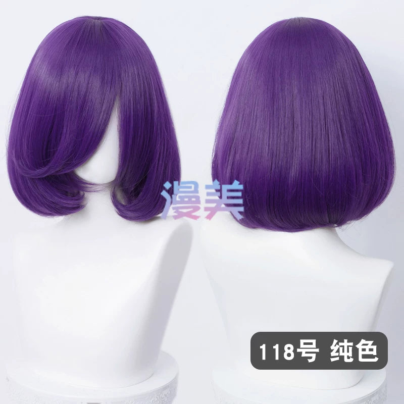 Manmei Bobo Bob Cut Inward Curled Short Universal Cosplay Wig