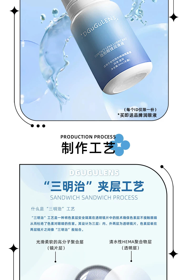 DGUGULENS Bo Wang Wang Green 1-Day Anime Cosplay Contact Lenses – Tushan Susu