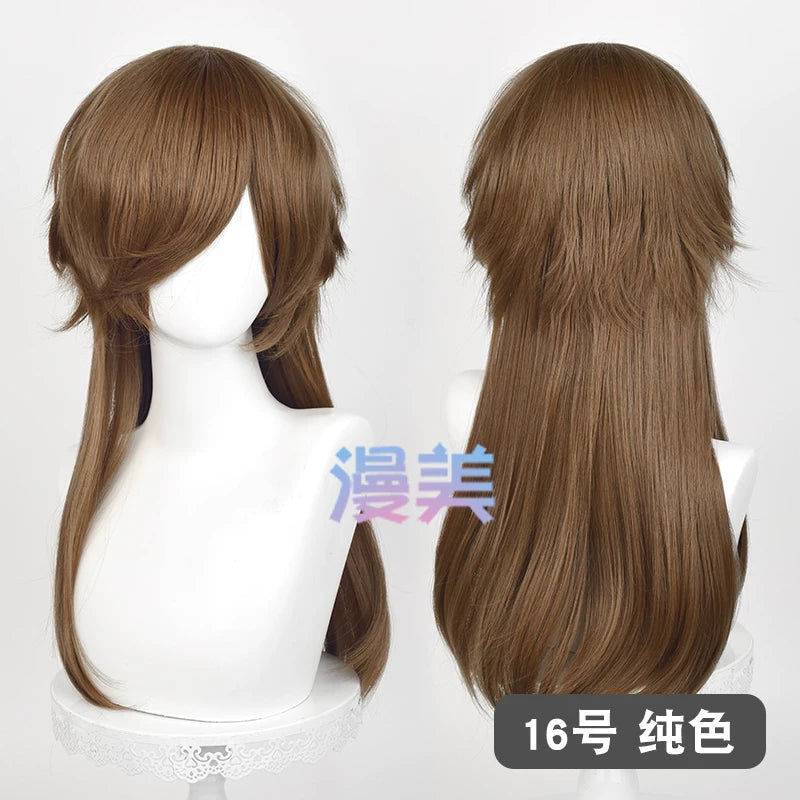 Manmei Medium Long Outward Flipped Wolf Tail Universal Cosplay Wig