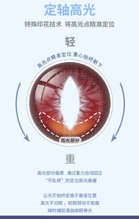 LENSPOP Lingxi Fixed-Axis Vertical Pupil Daily Cosplay Contact Lenses – Cat / Dragon / Snake Eye