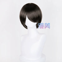 Manmei 30cm Face Framing Short Universal Cosplay Wig with Scalp Top