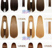 Manmei 600g Upgraded Thickened 100cm Long Straight Universal Cosplay Wig – 168 Colors