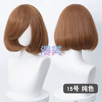 Manmei Bobo Bob Cut Inward Curled Short Universal Cosplay Wig