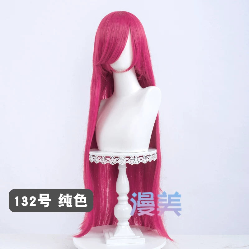 Manmei 100cm Long Straight Cosplay Wig for Anime, Costume & Character Styling