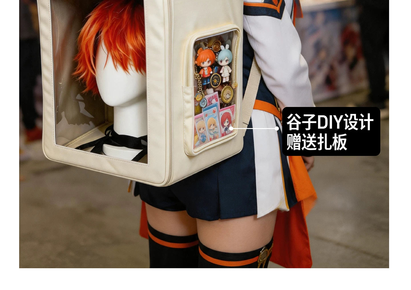 Portable Cosplay Wig & Mannequin Head Display Case