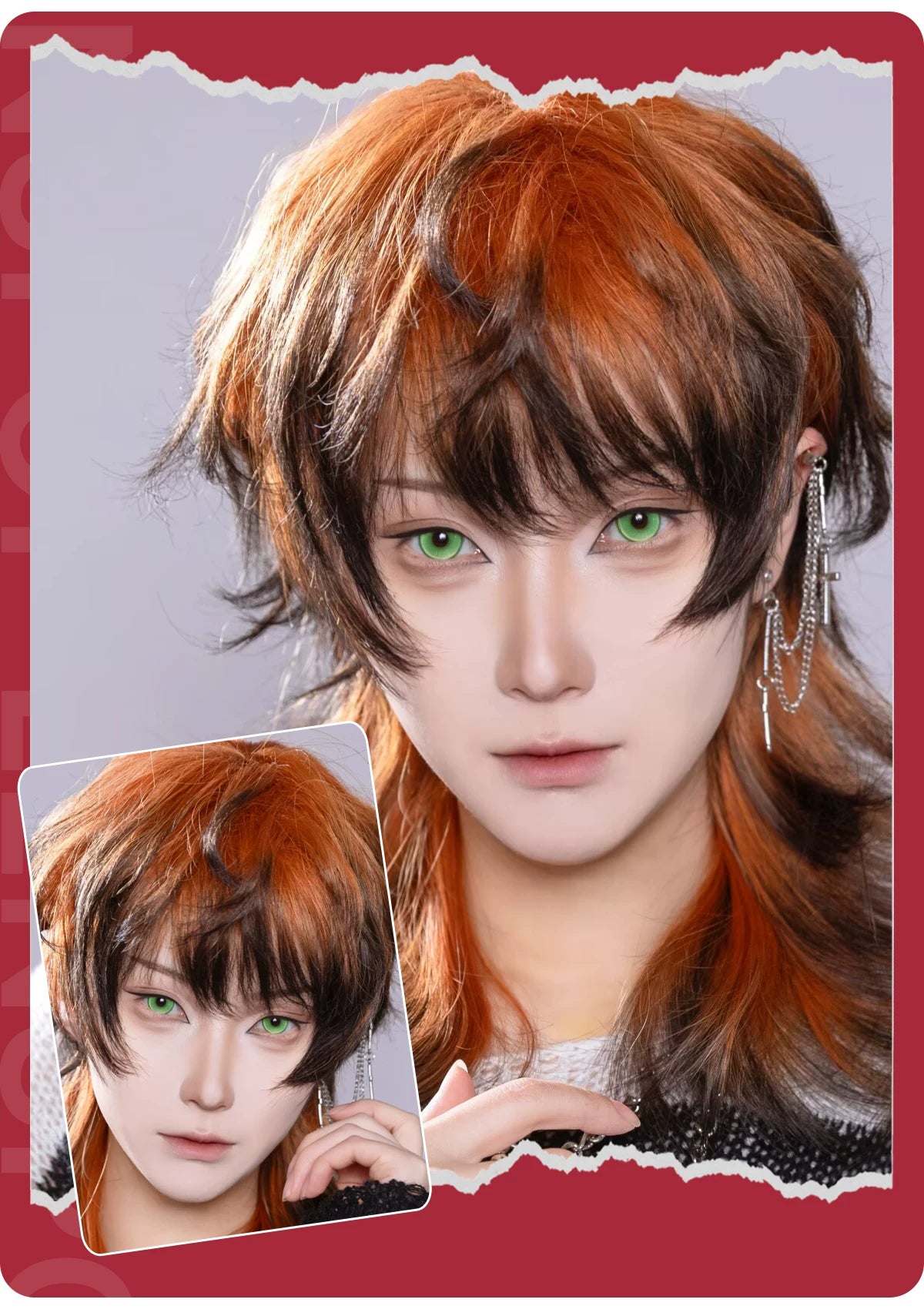 LENSPOP Firefly 6-Month Cosplay Contact Lenses – Forest Blue Green Purple Sandwich Series