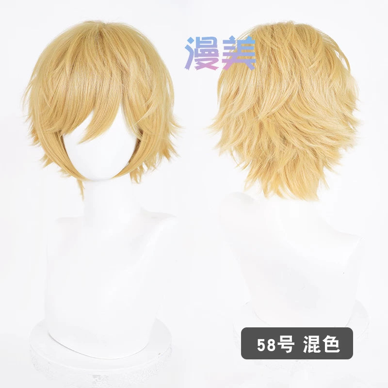 Manmei Upgraded 32cm Outward Flipped Universal Cosplay Wig Colors 1 – 72