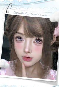LENSPOP × Liya Cloud Gap Glow 1-Day Large Diameter Cosplay Contact Lenses – Fixed Axis High Highlight