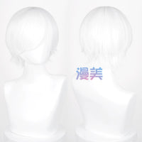 Manmei 30cm Thickened Layered Outward Flipped Short Cosplay Wig with Scalp Top